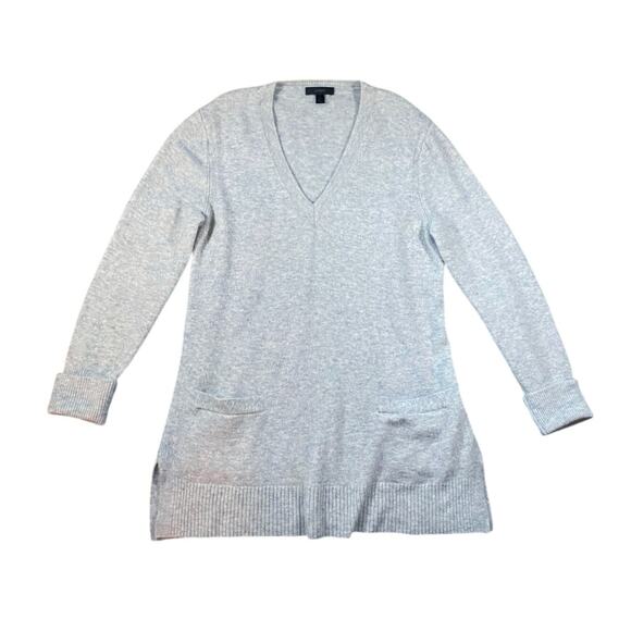 J.Crew Alpaca Wool V-neck Tunic Sweater - M - Picture 1 of 3